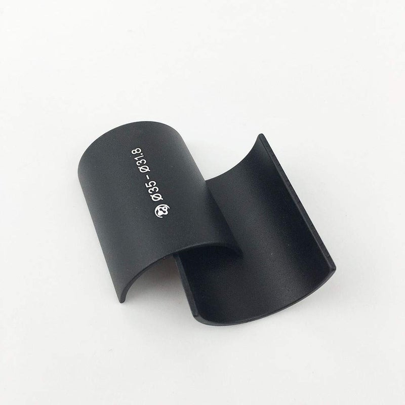 FOURIERS Alloy Bike Handlebar Shim Stem Reducer Convert Bar Bore Adapter 31.8mm to 35mm - Image 2